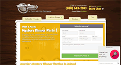 Desktop Screenshot of murdermysterydinnermiami.com